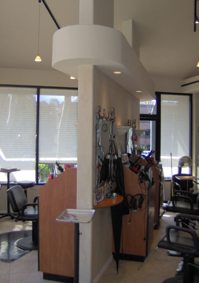 Stylish salon remodeling in San Diego